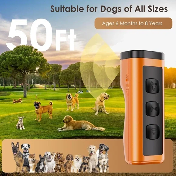 Brand new ultrasonic dog bark training device in box
